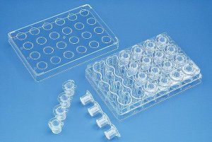 BRAND� insert system: 6-well BRANDplates� incl. 6 insert strips BR782822-1PK