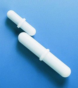 BRAND� magnetic stirring bar, PTFE, cylindrical with pivot ring 