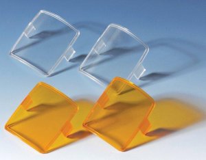 BRAND� replacement amber inspection windows for Titrette� BR6783-2SETS