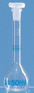BRAND� volumetric flasks with 3 marks BR38208-1EA