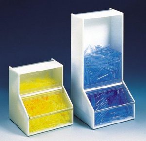 Workstation storage/dispenser box, PMMA 