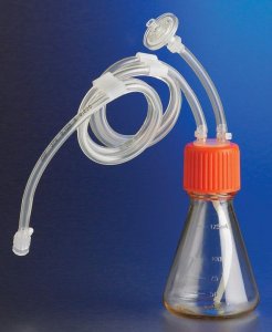 Corning� Erlenmeyer flask, with aseptic connector 