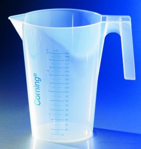 Corning� reusable beaker with handle and spout CLS1015P1L-12EA