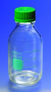 PYREXPLUS� Coated Round Media Storage Bottles CLS61626250-4EA