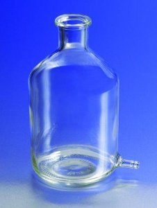 Pyrex� aspirator bottle with outlet for tubing 