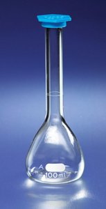 Pyrex� class A volumetric flask without snap cap 