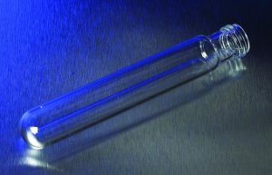 Pyrex� disposable culture tubes, screw cap style, round-bottom 