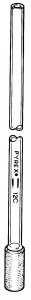 Pyrex� gas-dispersion tube 