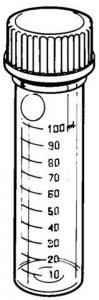 Pyrex� hybridization tubes, graduated with screw cap 