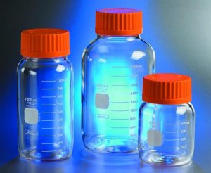 Pyrex� round media storage bottles, wide-mouth CLS13972L-10EA