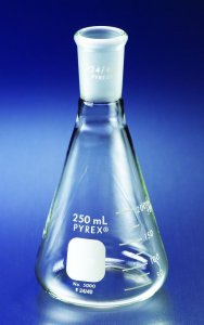 Pyrex� wide-mouth Erlenmeyer flask with joint 