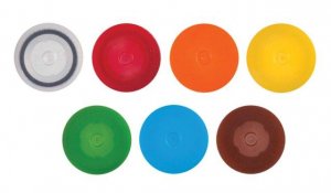 Screw caps with O-rings AXYSCOG