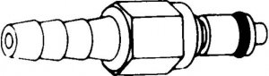 Automatic shut-off quick-disconnect Z126551-1EA