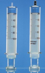 FORTUNA� Optima glass syringes with interchangeable components 