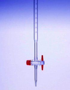Pyrex� Burettes, class AS works certified with PTFE key SLW3295/22ASWC-1EA