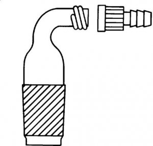 Quickfit� right-angle tubing adapter Z322172-1EA