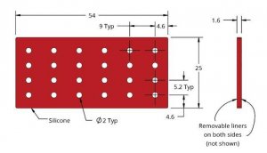 Grace Bio-Labs Press-To-Seal silicone isolator, No PSA GBL664208-25EA