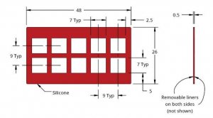 Grace Bio-Labs Press-To-Seal silicone isolator, No PSA GBL664516-25EA