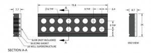 Grace Bio-Labs ProPlate� microarray system, slide module only GBL246850-10EA