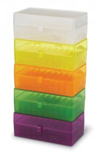 50-Well microtube storage box, for 1.5-2.0 mL tubes HS120033