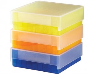 81-Well microtube storage box, for 1.5-2.0 mL tubes HS120034