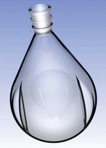 Ace drying flask, pear-shaped, with side indents Z682772-1EA