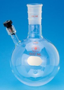 Ace round-bottom flask with threaded side-arm Z137219-1EA