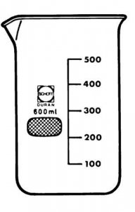 Duran� beakers 