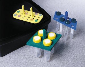 Floating tube rack 