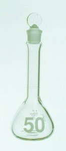 Kimax� heavy-duty wide-mouth, large numbers volumetric flasks - CLASS A 