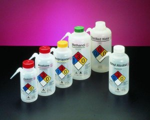 Nalgene� vented Unitary� safety wash bottle 