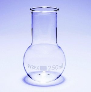 Pyrex� Boiling flask, flat bottom, wide neck SLW1080/08D-10EA
