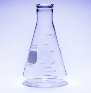 Pyrex� Erlenmeyer flask, heavy duty, narrow neck SLW4980-10-12EA