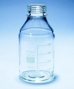 Pyrex� Media-Lab Bottles, with-out cap and pouring ring, with printed trace code SLW1517/05-10EA