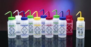Scienceware� safety labeled wash bottles 