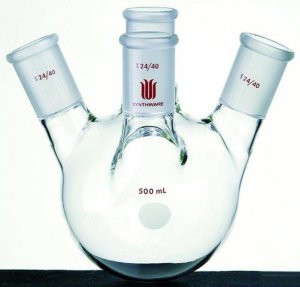 Synthware� four neck round bottom flask with angled side necks SYNF222500-1EA