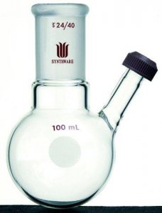 Synthware� round bottom flask with threaded side inlet SYNF141450-1EA