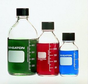 Wheaton media bottles, glass Z364894-24EA