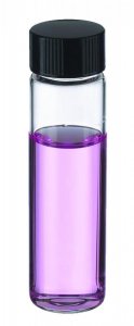 WHEATON� clear sample vial with rubber lined cap packed in partitioned tray DWK224885-144EA