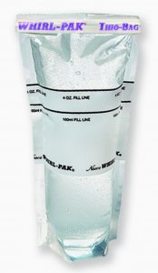 Whirl-Pak� Stand-Up Thio-Bag�, Waste Water Sampling Bag WPB01402WA-100EA