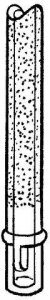 Ace precision-ground, solid-glass shaft 