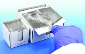 Speedy-Foil� aluminium squares interleaved with paper Z743579-500EA