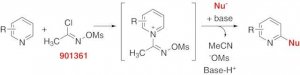 N-((Methylsulfonyl)oxy)acetimidoyl chloride 