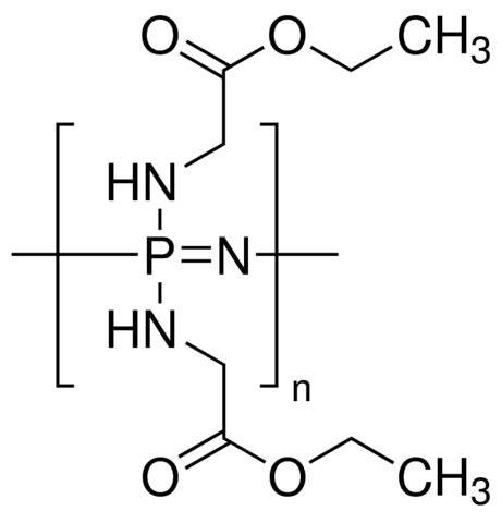 Poly(bis(1-(ethoxycarbonyl)methylamino)phosphazene) 653209-1G