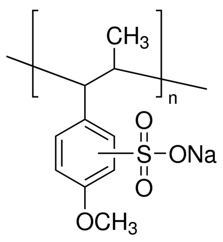 Polyanetholesulfonic acid sodium salt 