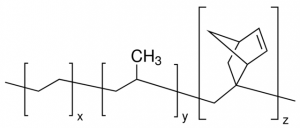 Poly(ethylene-co-propylene-co-5-methylene-2-norbornene) 