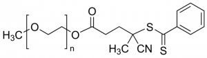 Poly(ethylene glycol) 4-cyano-4-(phenylcarbonothioylthio)pentanoate 764914-1G