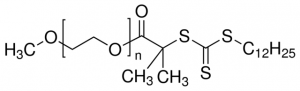 Poly(ethylene glycol) methyl ether 2-(dodecylthiocarbonothioylthio)-2-methylpropionate 736325-1G