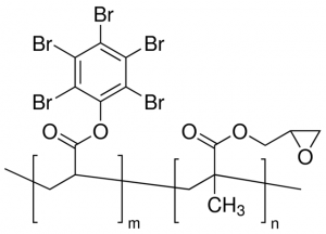 Poly(pentabromophenyl acrylate-co-glycidyl methacrylate) 