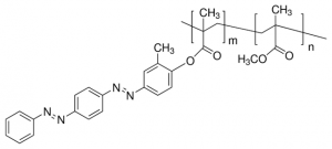 Poly[(methyl methacrylate)-co-(Disperse Yellow 7 methacrylate)] 